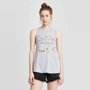 Friends Cartoon Tank Size Medium NWT